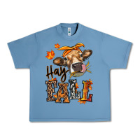 Pebble Blue Hay Fall heifer Urban Heavy Tee - RanaPortraitStore