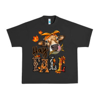 Pigment Black Hay Fall heifer Urban Heavy Tee - RanaPortraitStore