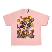 Salmon Hay Fall heifer Urban Heavy Tee - RanaPortraitStore