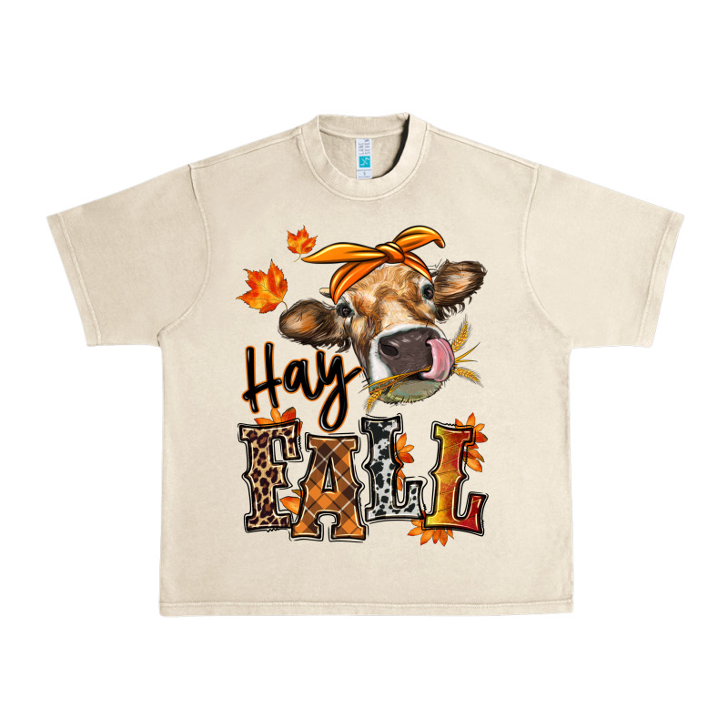 Hay Fall Heifer Urban Heavy Tee by RanaPortraitStore | Teevron