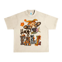 Sandshell Hay Fall heifer Urban Heavy Tee - RanaPortraitStore