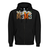 Black western daisies mama Zipper Hoodie - HRA Design Shop
