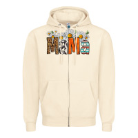 Sandshell western daisies mama Zipper Hoodie - HRA Design Shop
