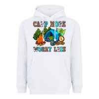 White camp more worry less Heavyweight Hoodie - AdoDesignShop