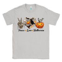 Moon Dust Peace Love Halloween Classic Tee - texasbilliewilder