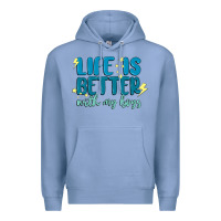 Colony Blue life is better with my boys Premium Hoodie - MaliasSmallBusiness