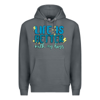 Rock life is better with my boys Premium Hoodie - MaliasSmallBusiness