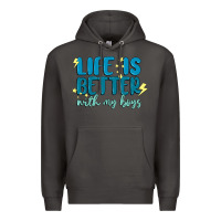 Smoke life is better with my boys Premium Hoodie - MaliasSmallBusiness