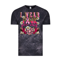 Cloud Black i wear pink for my mom Vintage Tee - BarkalooDesign