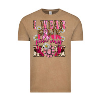 Vintage Coffee i wear pink for my mom Vintage Tee - BarkalooDesign