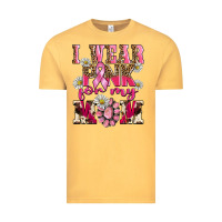 Vintage Mustard i wear pink for my mom Vintage Tee - BarkalooDesign