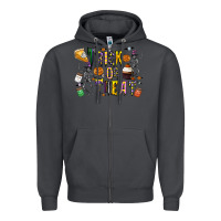 Smoke trick or treat Zipper Hoodie - CowhideDigitalArt