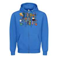 True Royal trick or treat Zipper Hoodie - CowhideDigitalArt