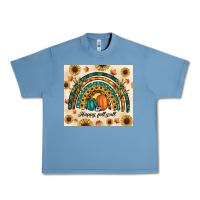 Pebble Blue Happy Fall y'all Urban Heavy Tee - RanaPortraitStore