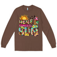 Chestnut here comes the sun Long Sleeve Tee - texasbilliewilder