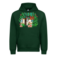 Forest Green camp life Urban Hoodie - MaliasSmallBusiness