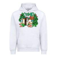 White camp life Urban Hoodie - MaliasSmallBusiness