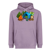 Lavender camp in the woods Heavyweight Hoodie - AdoDesignShop