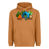 Meerkat camp in the woods Heavyweight Hoodie - AdoDesignShop