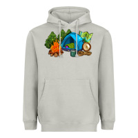 Moon Dust camp in the woods Heavyweight Hoodie - AdoDesignShop