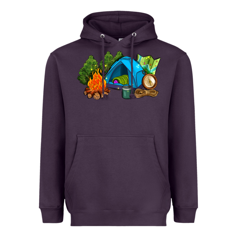 Camp In The Woods Heavyweight Hoodie by AdoDesignShop | Teevron