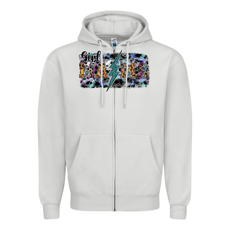 Girl Mama Zipper Hoodie by SublimationCraftShop | Teevron