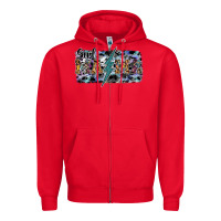 Red girl mama Zipper Hoodie - SublimationCraftShop