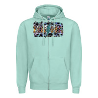 Seafoam girl mama Zipper Hoodie - SublimationCraftShop