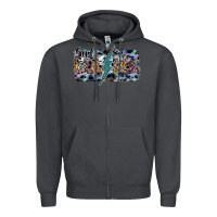 Smoke girl mama Zipper Hoodie - SublimationCraftShop