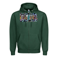 Sports Green girl mama Zipper Hoodie - SublimationCraftShop