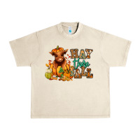 Sandshell Hay there Fall pumpkin heifer Urban Heavy Tee - RanaPortraitStore