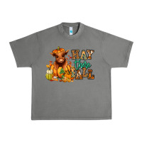 Tornado Hay there Fall pumpkin heifer Urban Heavy Tee - RanaPortraitStore