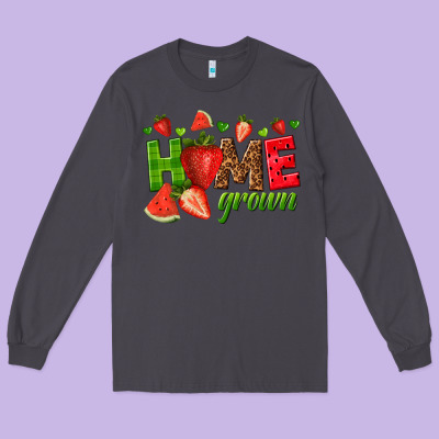 Home Grown Long Sleeve Tee Designed By Texasbilliewilder