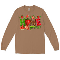 Toasted Coconut home grown Long Sleeve Tee - texasbilliewilder