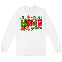White home grown Long Sleeve Tee - texasbilliewilder