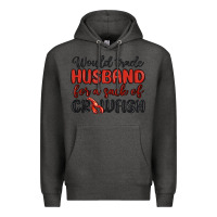 Charcoal Heather would trade husband for a sack of crawfish Premium Hoodie - MaliasSmallBusiness