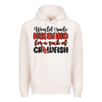 Pale Pink would trade husband for a sack of crawfish Premium Hoodie - MaliasSmallBusiness