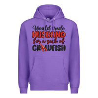 Purple would trade husband for a sack of crawfish Premium Hoodie - MaliasSmallBusiness