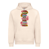 Sandshell floral books Urban Hoodie - MaliasSmallBusiness