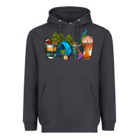 Smoke camp coffee cups ado Heavyweight Hoodie - AdoDesignShop