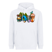 White camp coffee cups ado Heavyweight Hoodie - AdoDesignShop