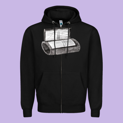 Wrist Coach Zipper Hoodie Designed By Fadigitalartstudio