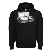Black wrist coach Zipper Hoodie - FaDigitalArtStudio