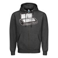 Charcoal Heather wrist coach Zipper Hoodie - FaDigitalArtStudio