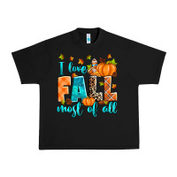 Black I love Fall most of all Urban Heavy Tee - RanaPortraitStore