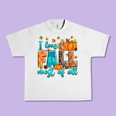 I Love Fall Most Of All Urban Heavy Tee Designed By Ranaportraitstore
