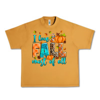 Peanut Butter I love Fall most of all Urban Heavy Tee - RanaPortraitStore