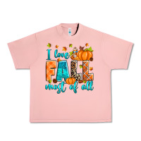 Salmon I love Fall most of all Urban Heavy Tee - RanaPortraitStore