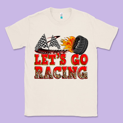 Let's Go Racing Classic Tee Designed By Zillion Design Studio