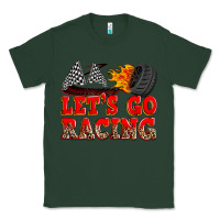 Sports Green let's go racing Classic Tee - Zillion Design Studio